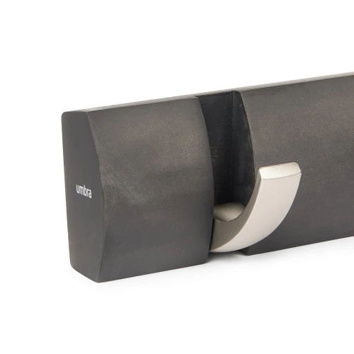 Вешалка настенная flip, 50,8 см, дерево-никель, 5 крючков