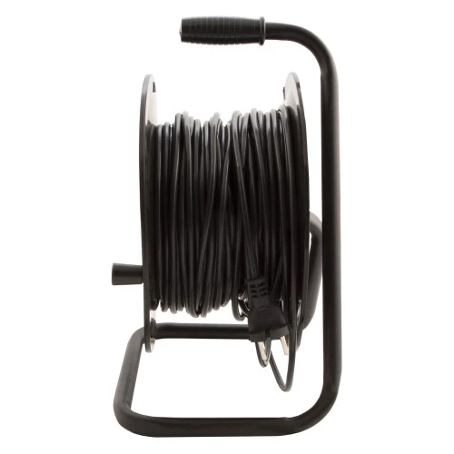 Удлинитель силовой 40 м, 10А, тип УХ10, ПВС, на кабельной катушке, 4 розетки без заземления Сибртех