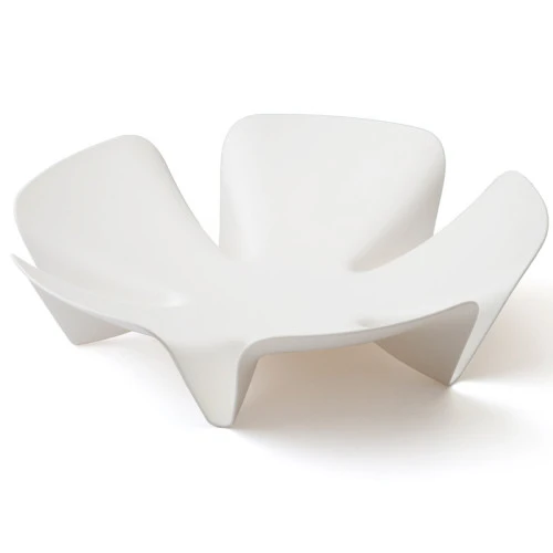 Ваза для фруктов flower, белая