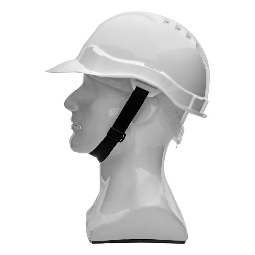 Каска защитная из ударопрочной пластмассы, белая Сибртех