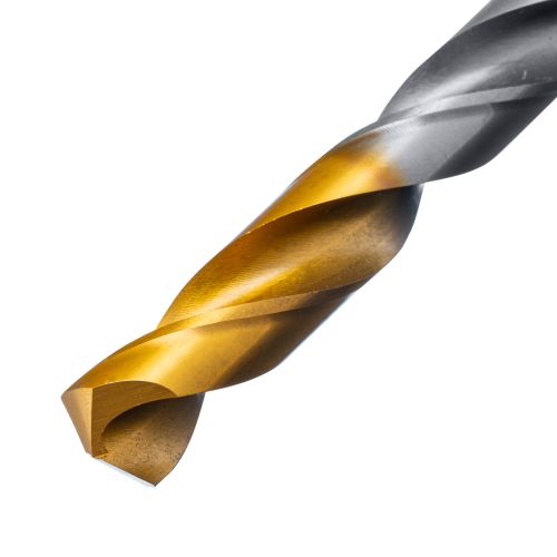 Сверло спиральное по металлу 11 x 142 мм, Р6М5, Golden Tip  Denzel