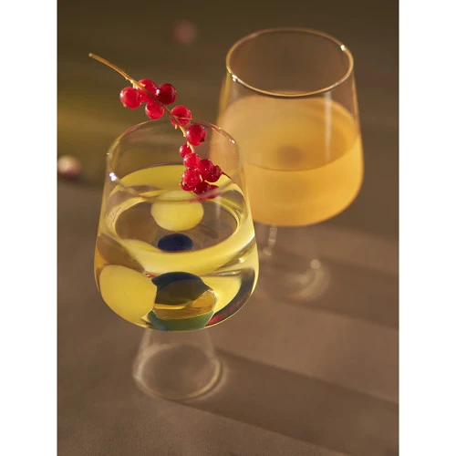 Бокал для вина orb, 400 мл, прозрачный/синий