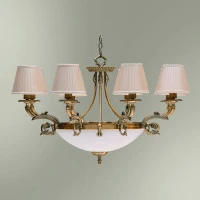 Люстра 8-ми рожковая 8*14-08.56/2955/8+3А