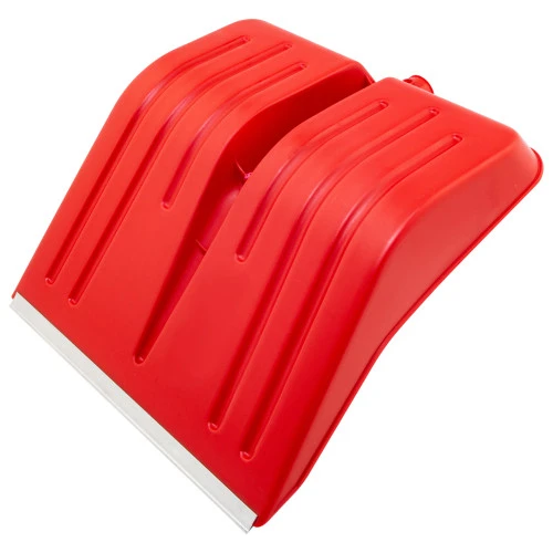 Лопата для уборки снега пластиковая, красная, 420 х 425 мм, без черенка, Сибртех