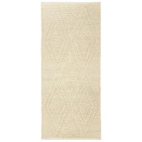 Ковер из шерсти и переработанного хлопка shillong из коллекции ethnic, 70x160см