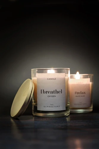 Свеча ароматическая the olphactory, breathe, oxygen, 40 ч