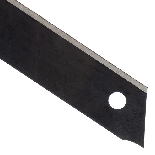 Лезвия, 18 мм, сталь SK4 - 0,5 мм, супер острые, 5 штук Denzel