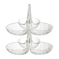 Набор менажниц из акрила arctic, прозрачный, 2 шт.