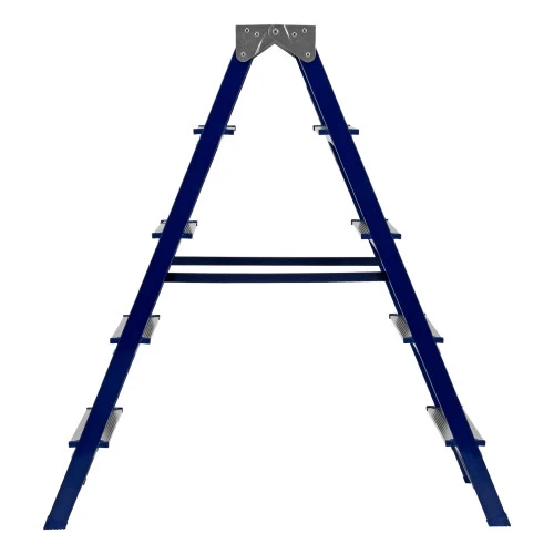 Стремянка двусторонняя 5 ступеней, стальная, Сибртех