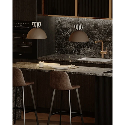 Светильник подвесной anniken, D31х24 см, сливовый