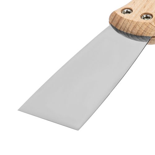 Шпательная лопатка из нержавеющей стали, 40 мм, буковая рукоятка, EFP Matrix