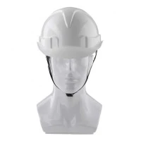 Каска защитная с храповым механизмом, Европласт, белая Сибртех