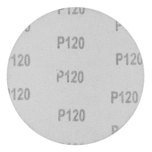 Круг абразивный на ворсовой подложке под "липучку", P 120, 125 мм, 10 шт Сибртех