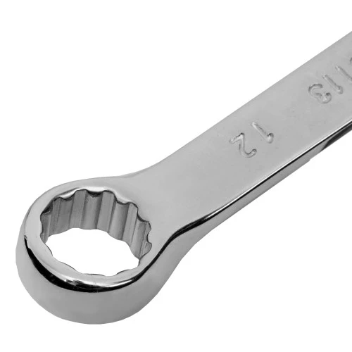 Ключ комбинированный, 12 мм, CrV, полированный хром Matrix