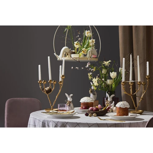 Набор из двух тарелок белого цвета из коллекции edge, 21 см