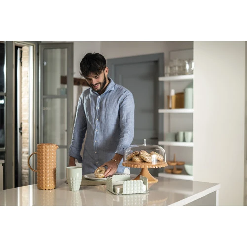 Салфетница квадратная tiffany, зеленая