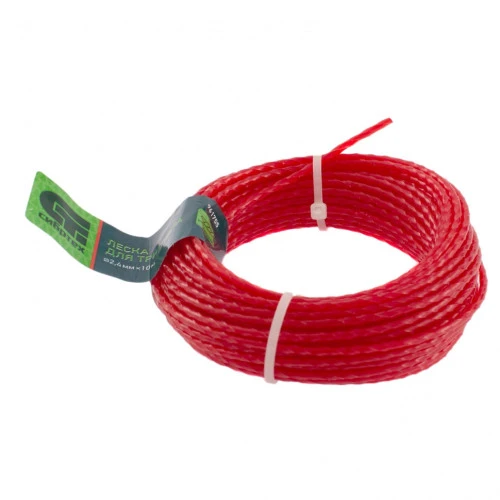 Леска для триммера квадратная витая, 2.4 мм х 10 м, Сибртех