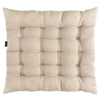 Подушка на стул из стираного льна бежевого цвета из коллекции essential, 40х40x4 см