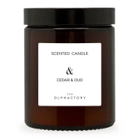 Свеча ароматическая the olphactory, &, cedar&oud, 30 ч