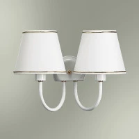 Бра двухрожковое с абажуром "Стелла" 5063/2А