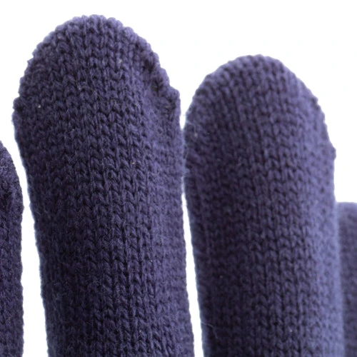 Перчатки трикотажные, акрил, ПВХ гель, "Протектор", синий, оверлок Сибртех