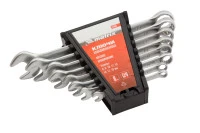 Набор ключей комбинированных, 6-19 мм, 8 шт, CrV, матовый хром Matrix