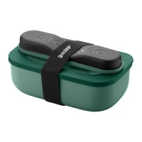 Набор из ланч-бокса и приборов store & go, зеленый