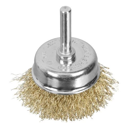 Набор щеток для дрели, 3 шт, 1 плоская, 65 мм, 50 мм "чашка", ручная металлическая Matrix