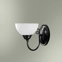 Бра однорожковое с стеклянными плафонами  "Шале Абель" 15620/1