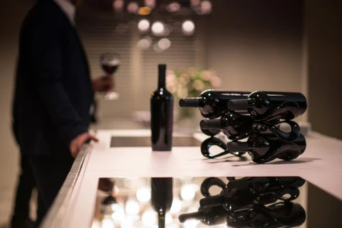 Подставка для бутылок cuvee, черная