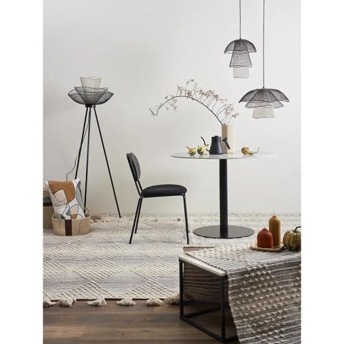 Светильник подвесной vinger, D28х37 см, черный/серый/белый