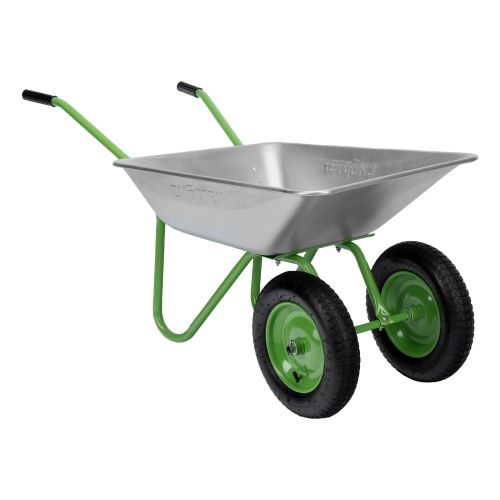 Тачка садовая, 2-х колесная, грузоподъемность 120 кг, объем 65 л Сибртех