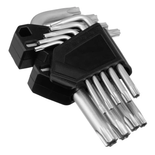 Набор ключей имбусовых Torx-Tempered, TT10-50, CrV, 9 шт. Сибртех