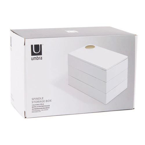 Шкатулка spindle, белая