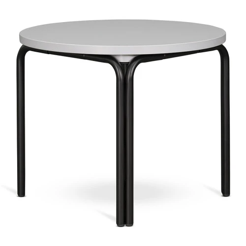 Столик кофейный ror, D50 см, черный/серый