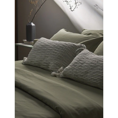 Чехол на подушку мятного цвета clouds из коллекции ethnic, 35х60 см