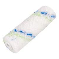 Мини-валик сменный "Водные краски", 110 мм, ворс 12 мм, D 16 мм, D ручки 6 мм, полиэстер Сибртех