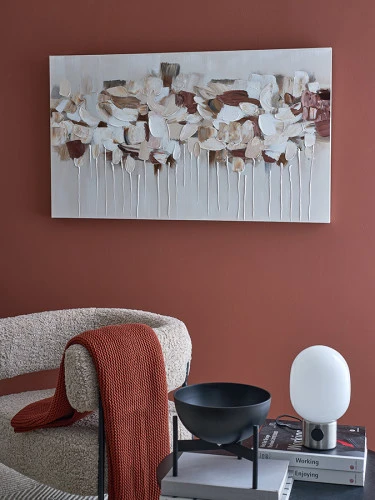 Панно декоративное fleur, 70х120 см, бежевое