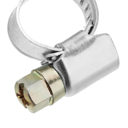 Хомуты металлические, Стандартное болтовое крепление 8-12 мм, 100 штук в упаковке, ширина 9 мм Сибртех