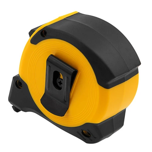 Рулетка 5м х 25мм, двухкомп. корпус, магнитный обрезиненный зацеп Denzel