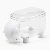 Контейнер для мелочей sheepshape, белый с прозрачной крышкой