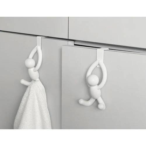 Набор надверных крючков buddy, белый, 2 шт.