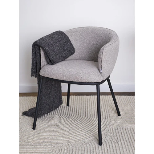 Стул paal, букле, серый