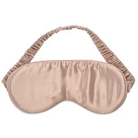 Маска для сна из натурального шелка цвета пыльной розы из коллекции essential