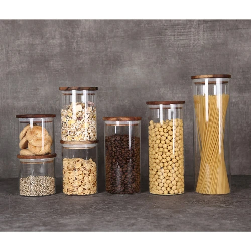 Банка для хранения, 1,15 л, акация