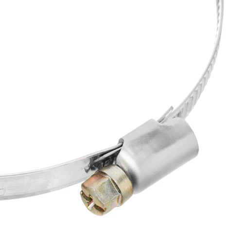 Хомуты нержавеющая сталь, Стандартное болтовое крепление 80-100 мм, 25 штук в упаковке, ширина 9 мм Сибртех