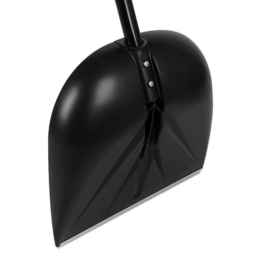 Лопата для уборки снега пластиковая, 385 х 410 х 1350 мм, алюминиевый черенок, Сибртех