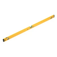 Уровень алюминиевый, магнит, фрезерованный, 3 глазка (1 зеркал.) 0,5 мм/м, 1200 мм Denzel