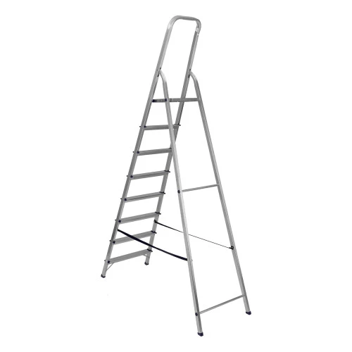 Стремянка, 8 ступеней, алюминиевая, Сибртех