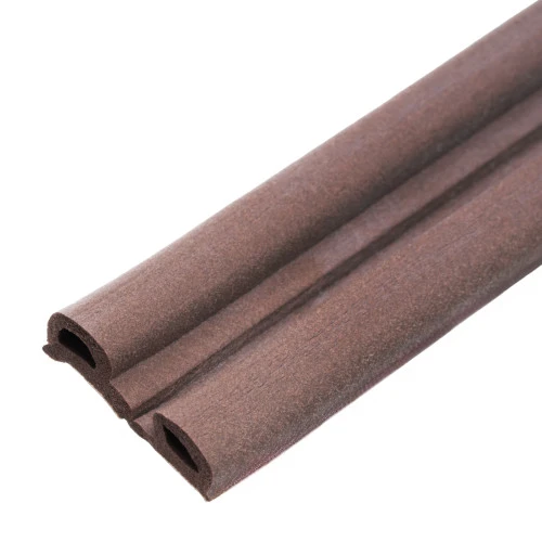 Уплотнитель, 24 м, профиль "P", коричневый Сибртех